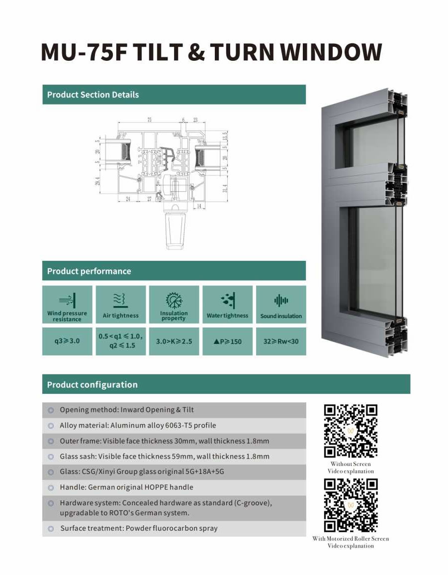 MU-75FTILT TURNWINDOW